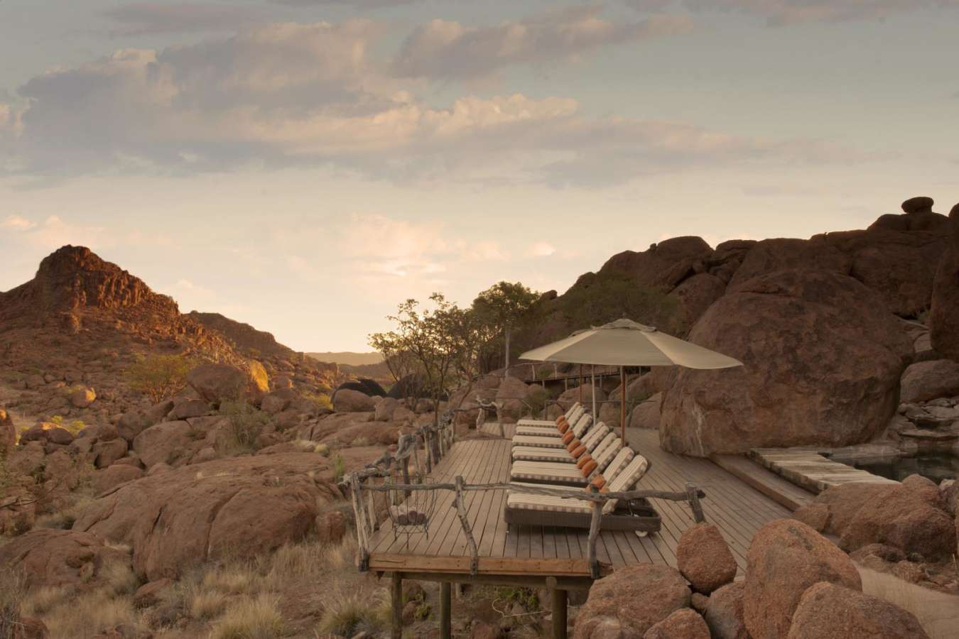 Relax and soak up the endless view - Mowani Mountain Camp Terrace