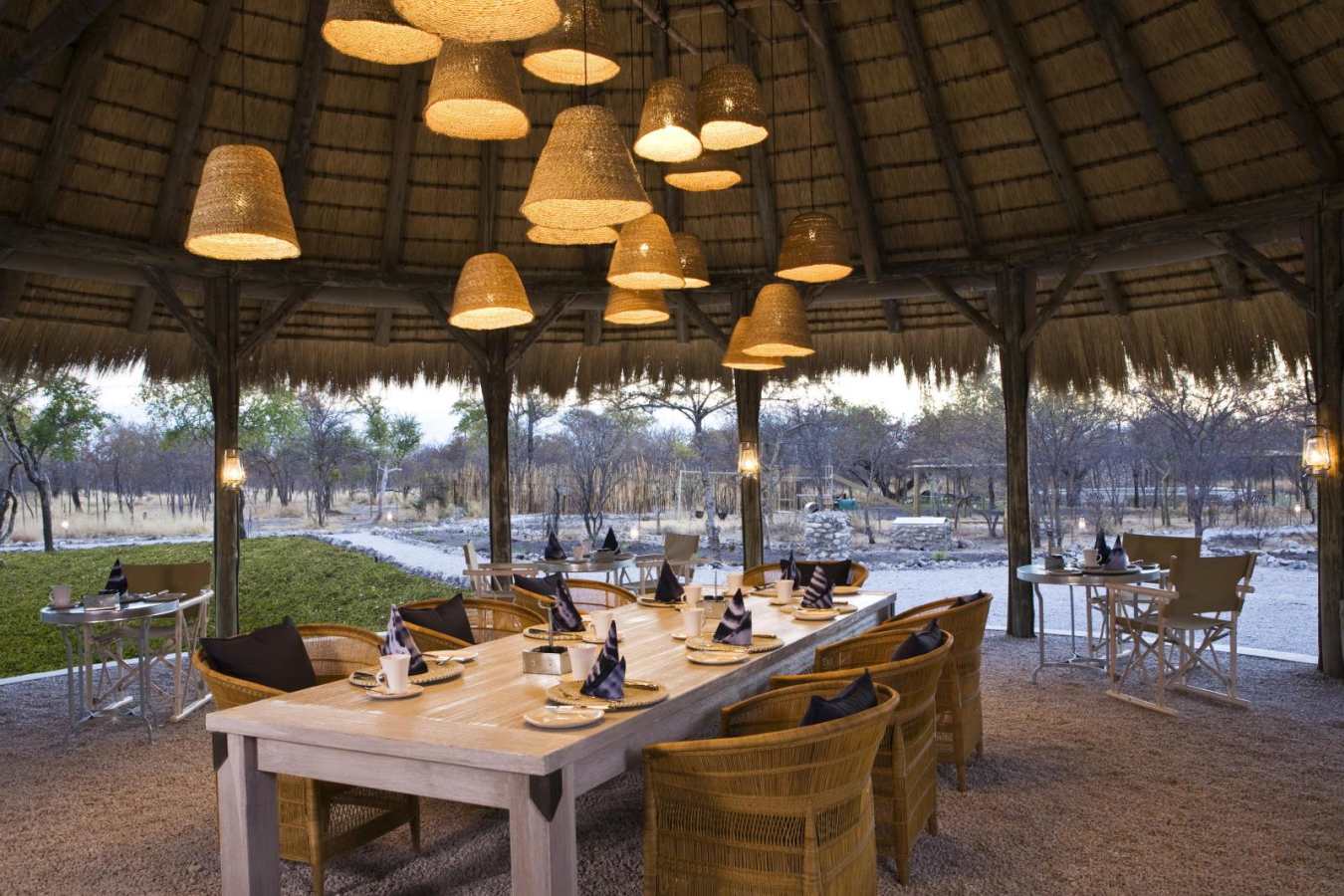Dining area - Mushara Bush Camp