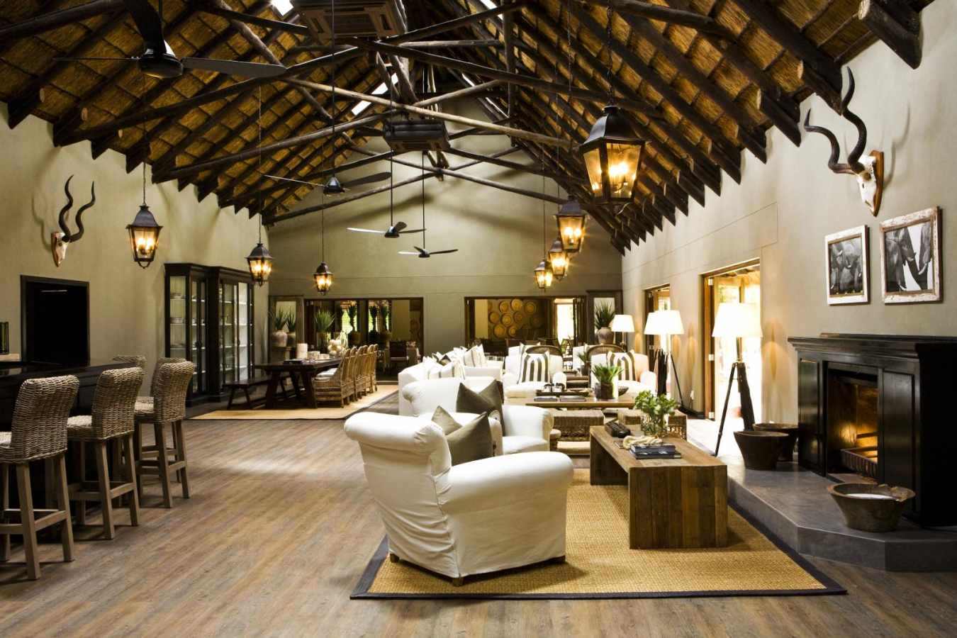 The Main Area - Mushara Lodge