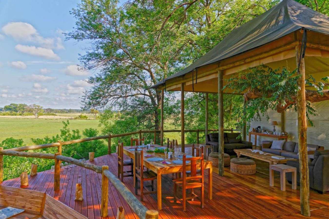 View from the lodge