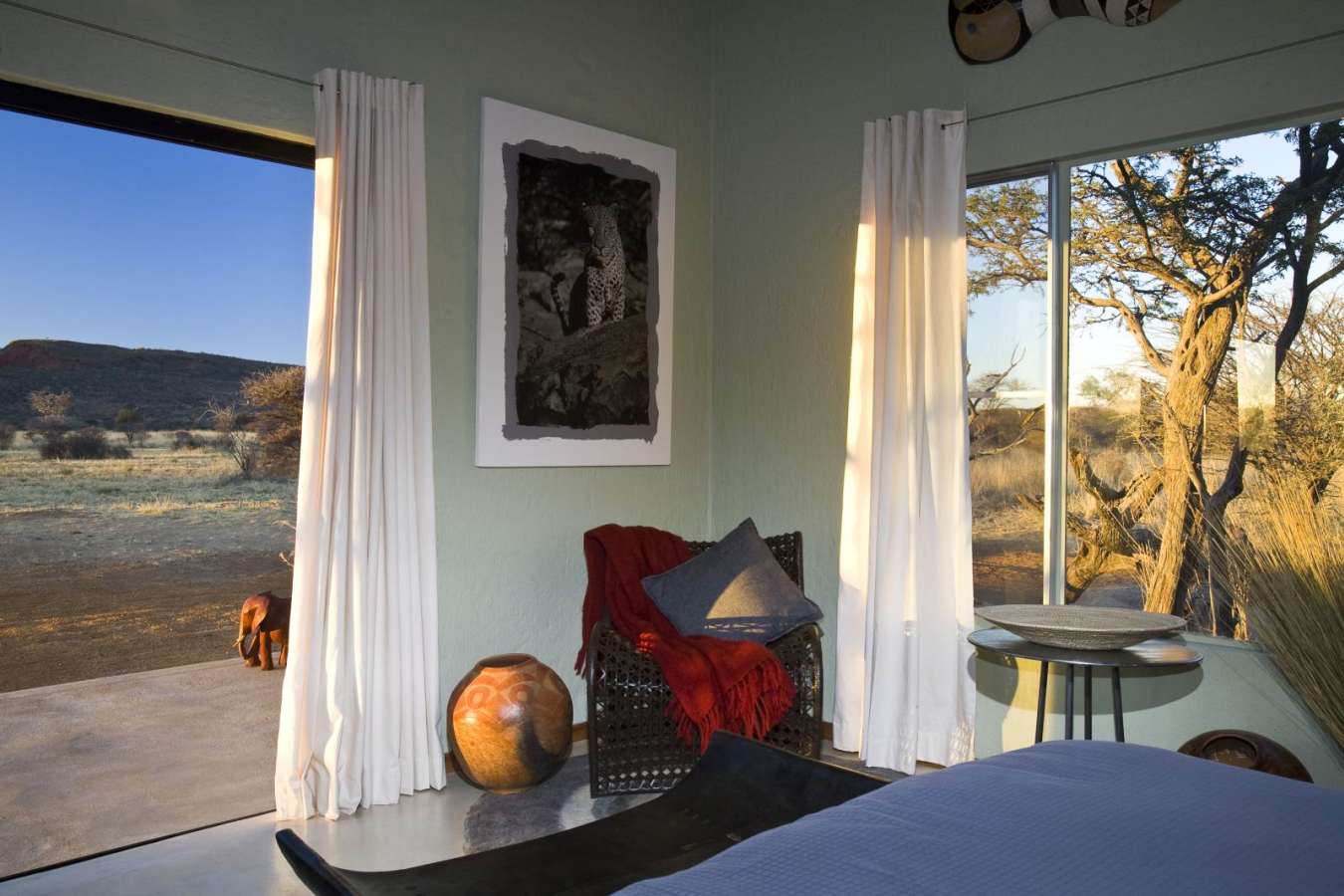 Sunrise in Room - Okonjima