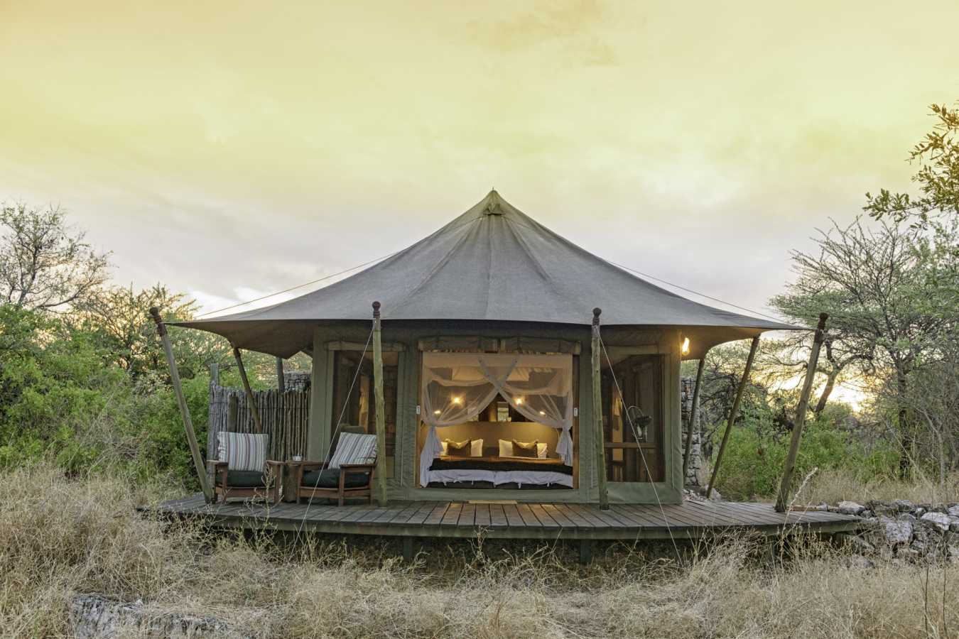 Tent exterior - Onguma Tented Camp