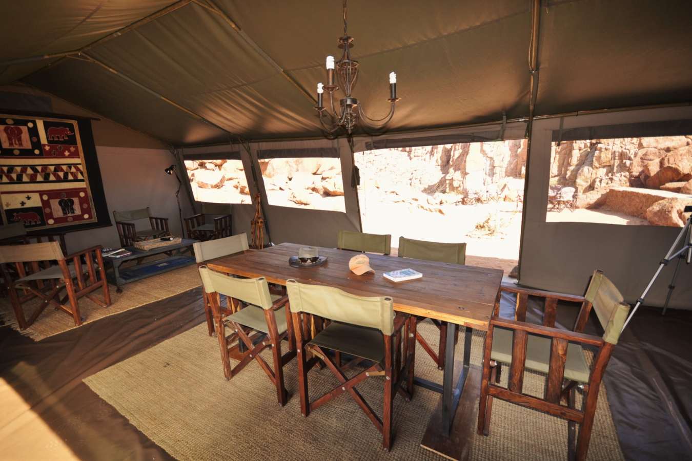 Camp dining room - Ozondjou Trails