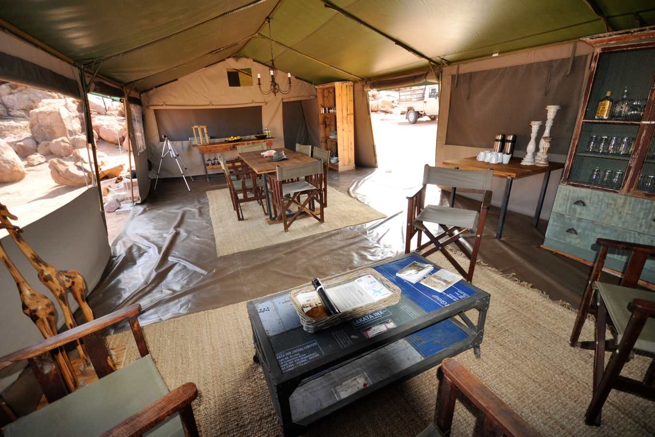 Lounge area - Ozondjou Trails