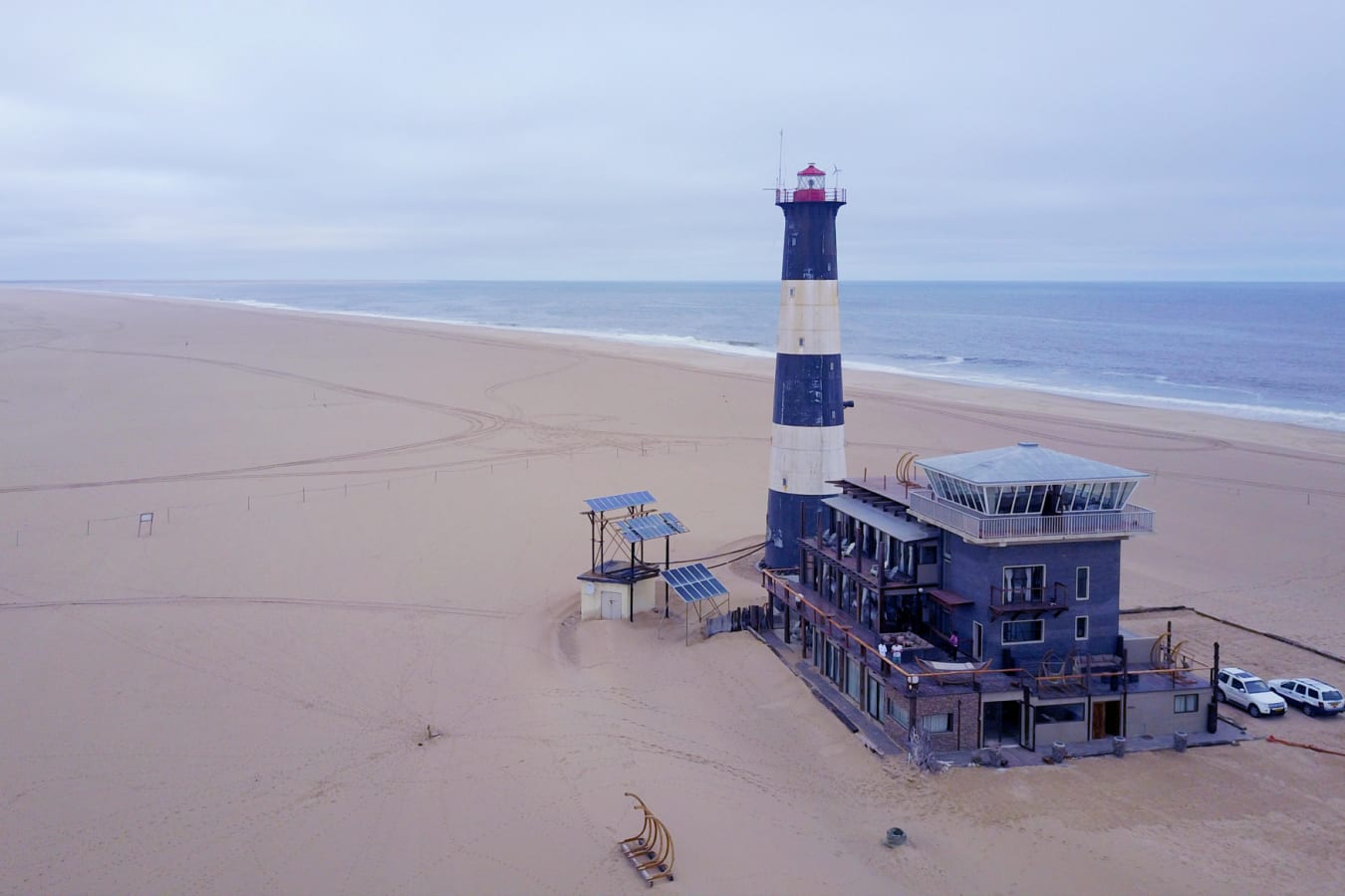 Pelican point from above