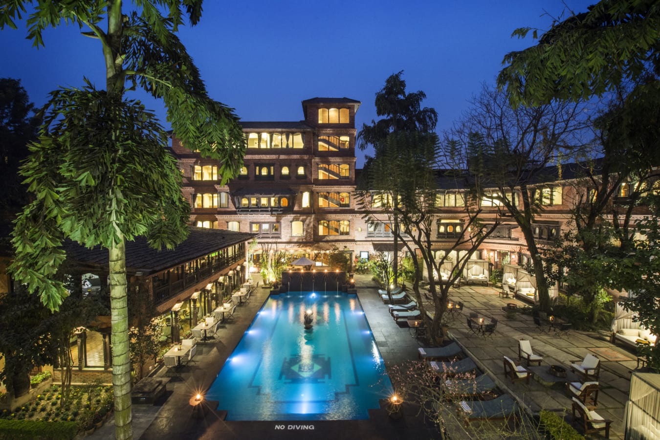 Pool area 