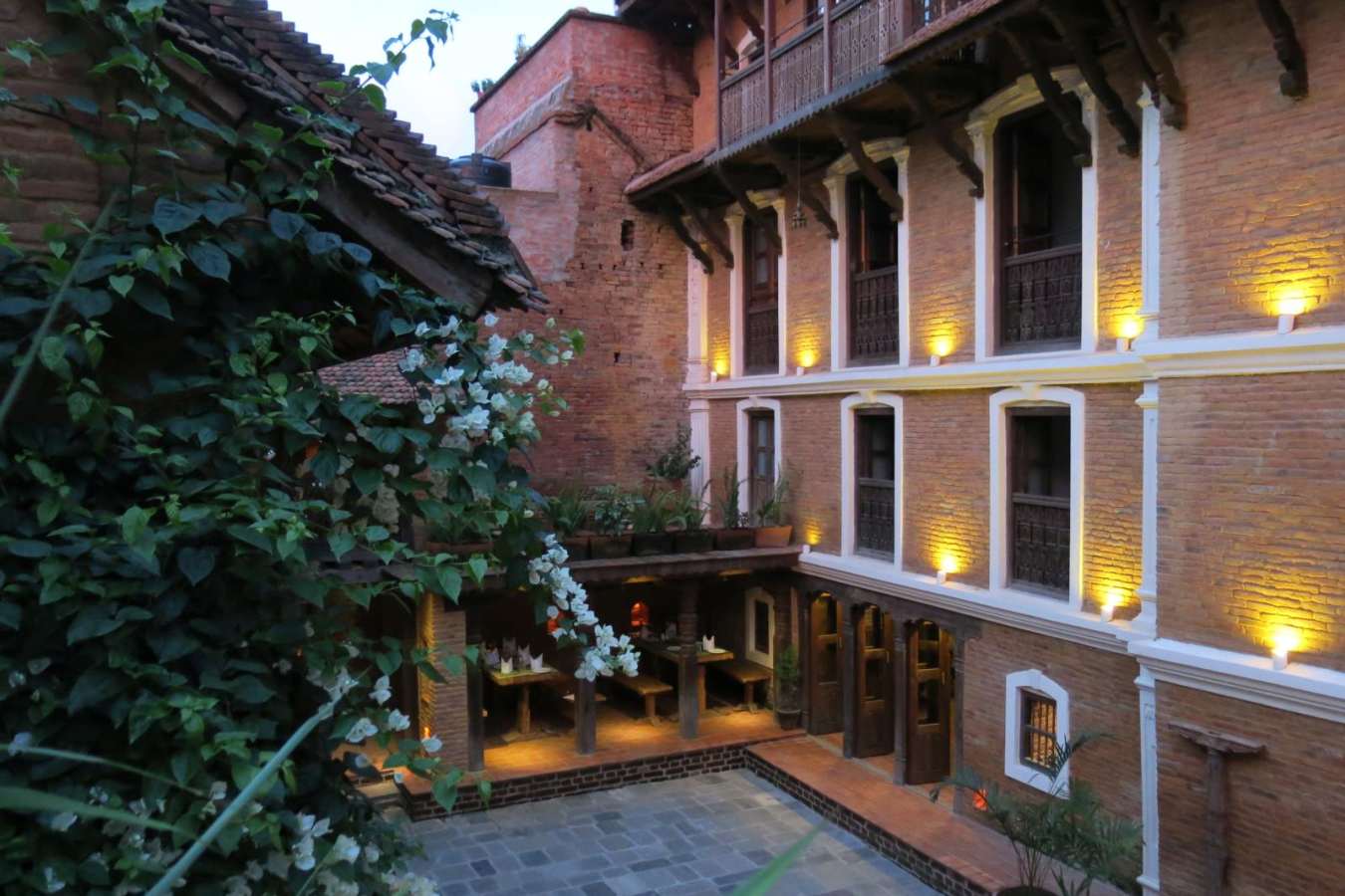 Courtyard - The Inn Patan
