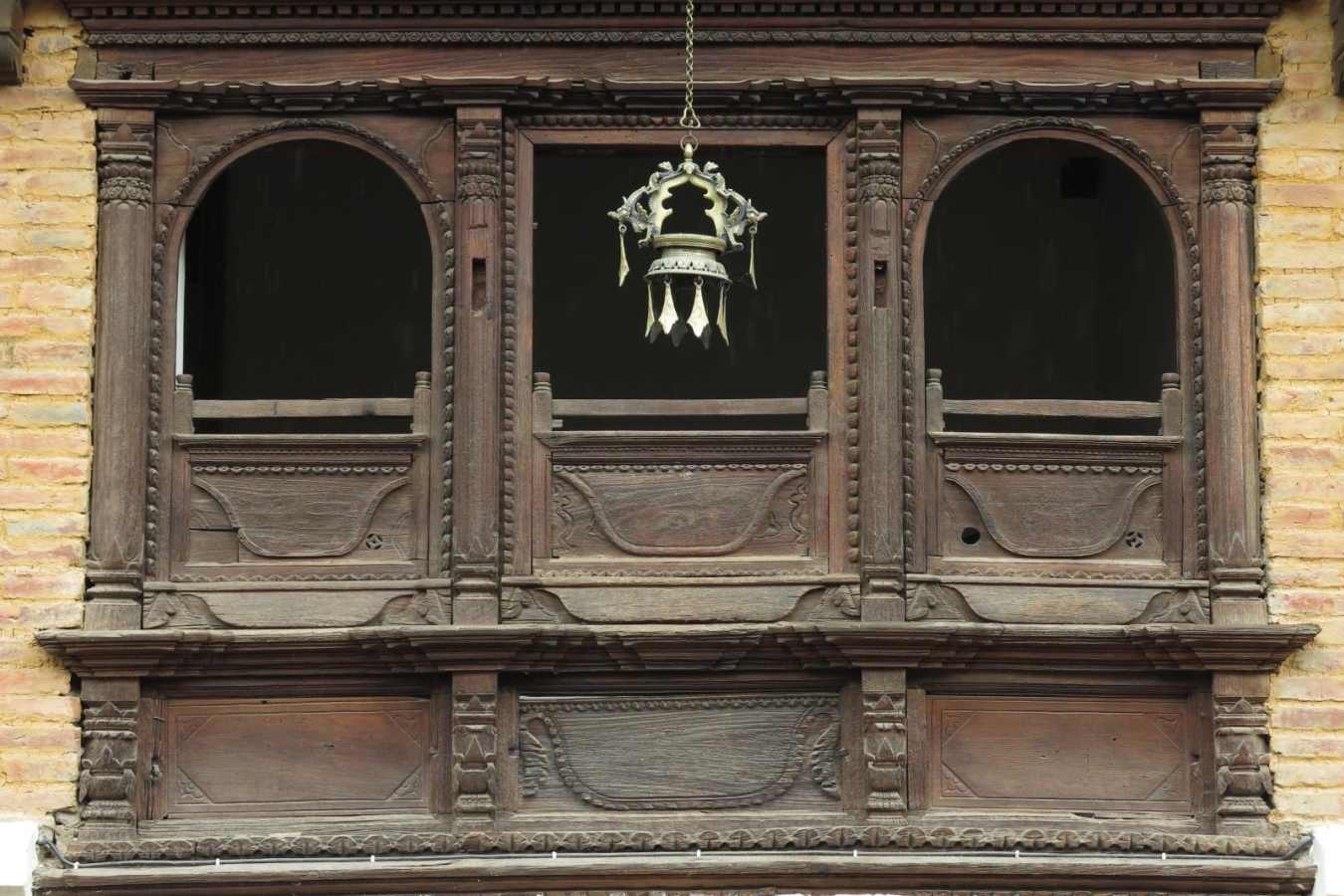 Woodcarving Windows - The Inn Patan