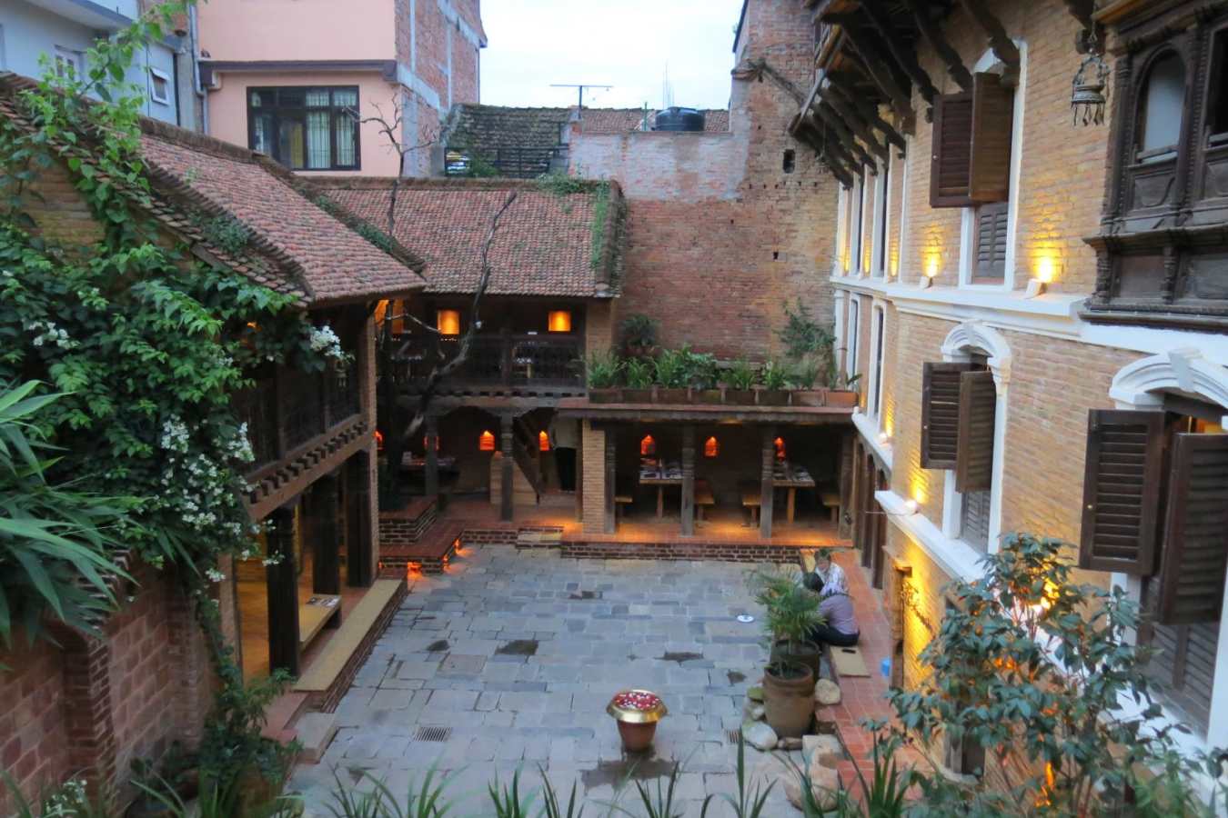 Courtyard - The Inn Patan