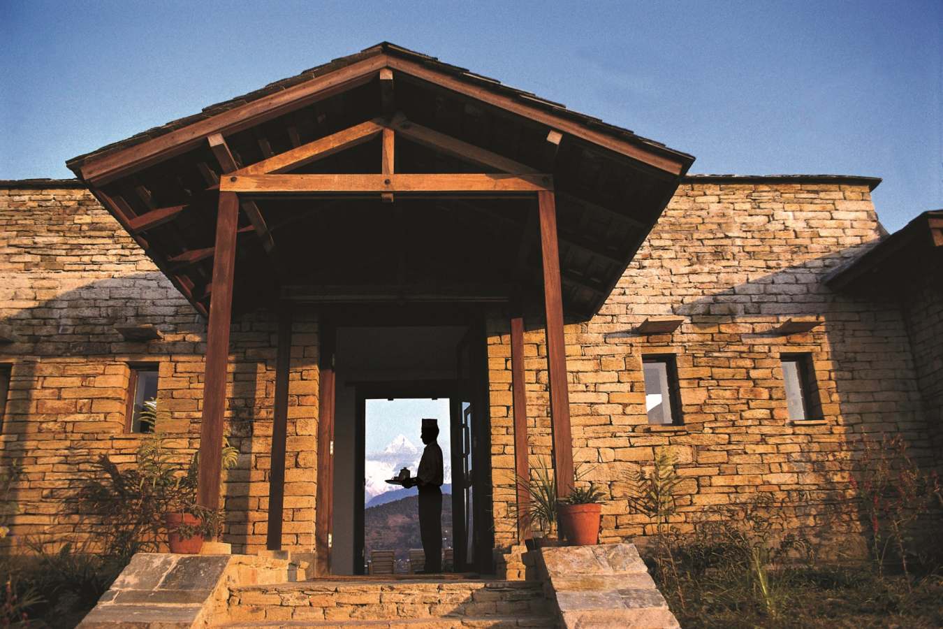 Porkhara Lodge Entrance - Tiger Mountain Pokhara Lodge
