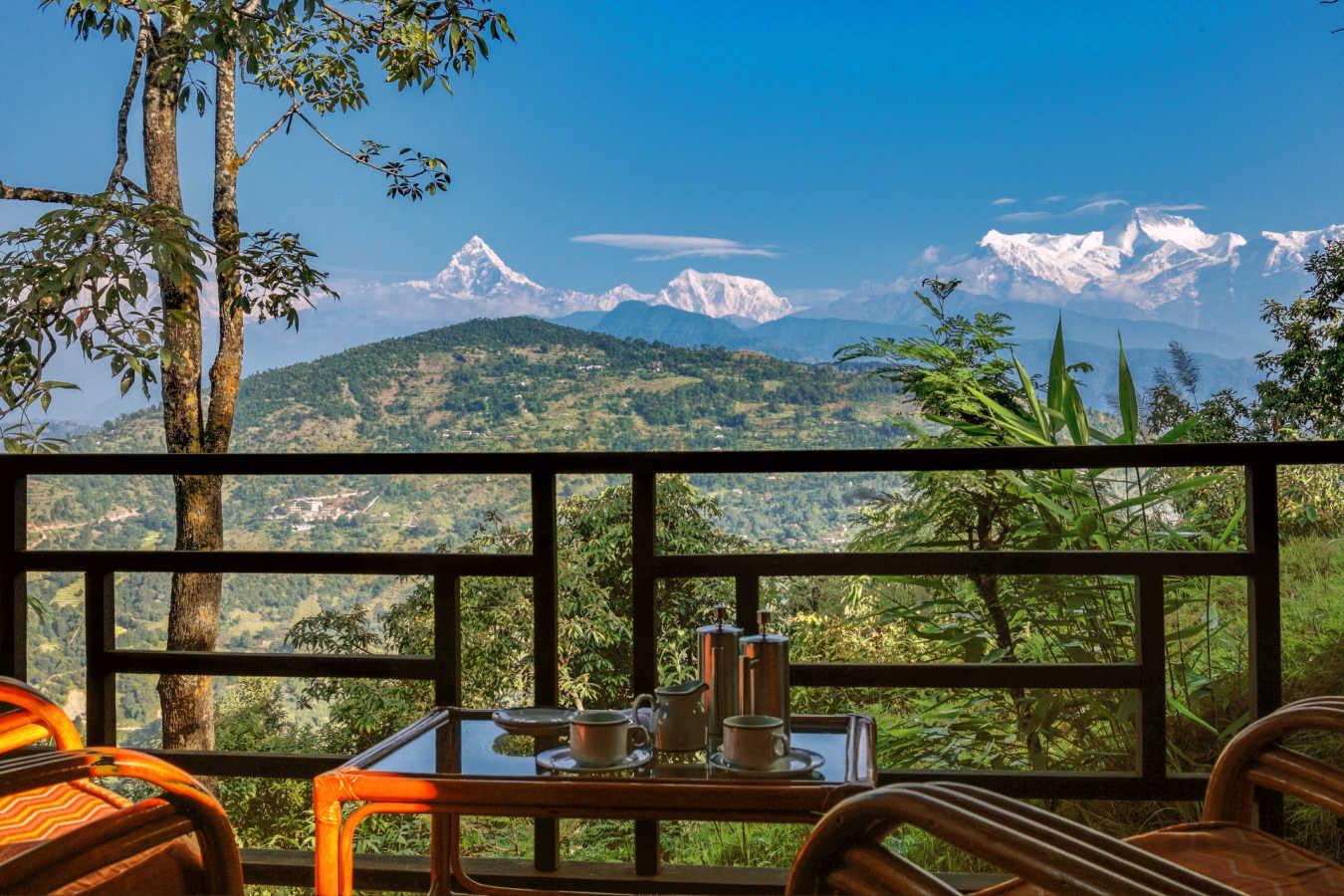 Private Verandah - Tiger Mountain Pokhara Lodge