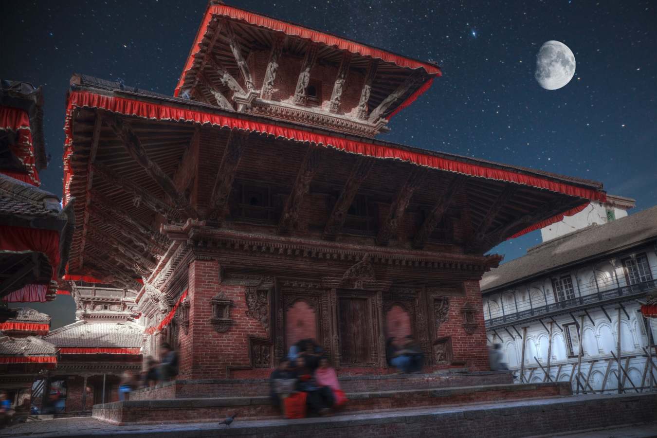 Kathmandu Square by Night