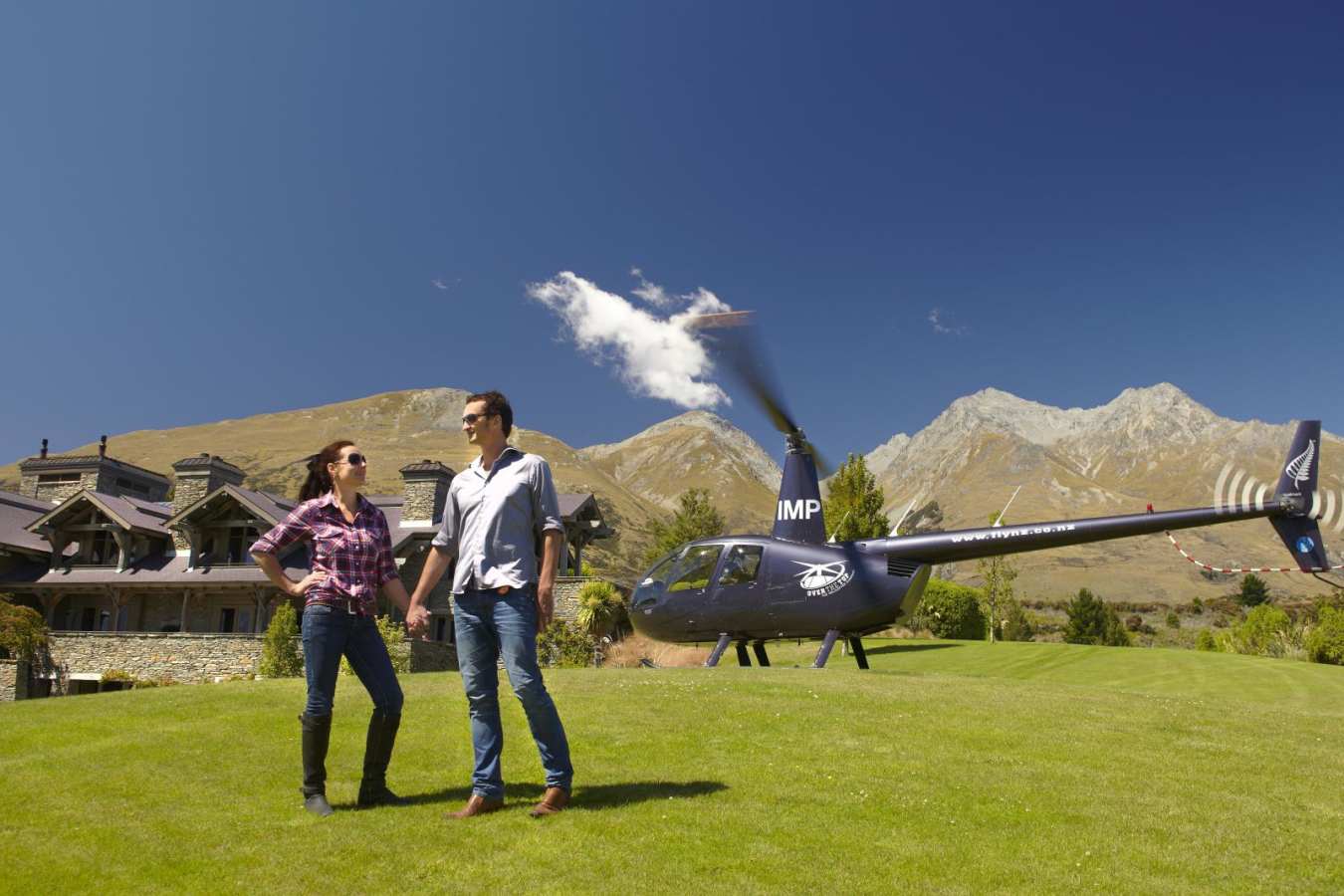 Helicopter - Blanket Bay