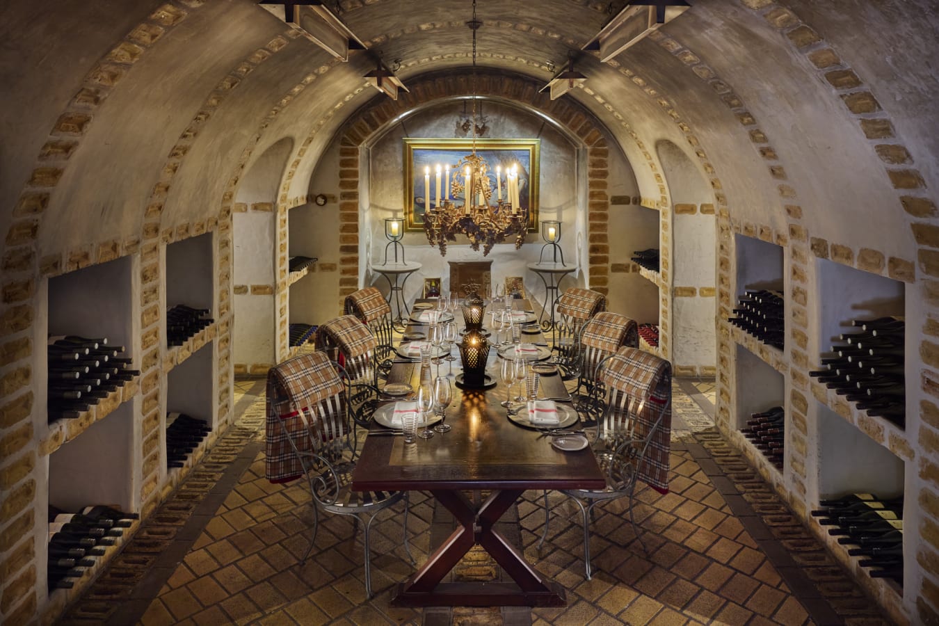 Huka Lodge Wine Cellar