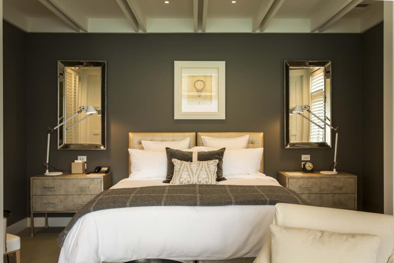 Owners Cottage Master Bedroom - Matakauri Lodge