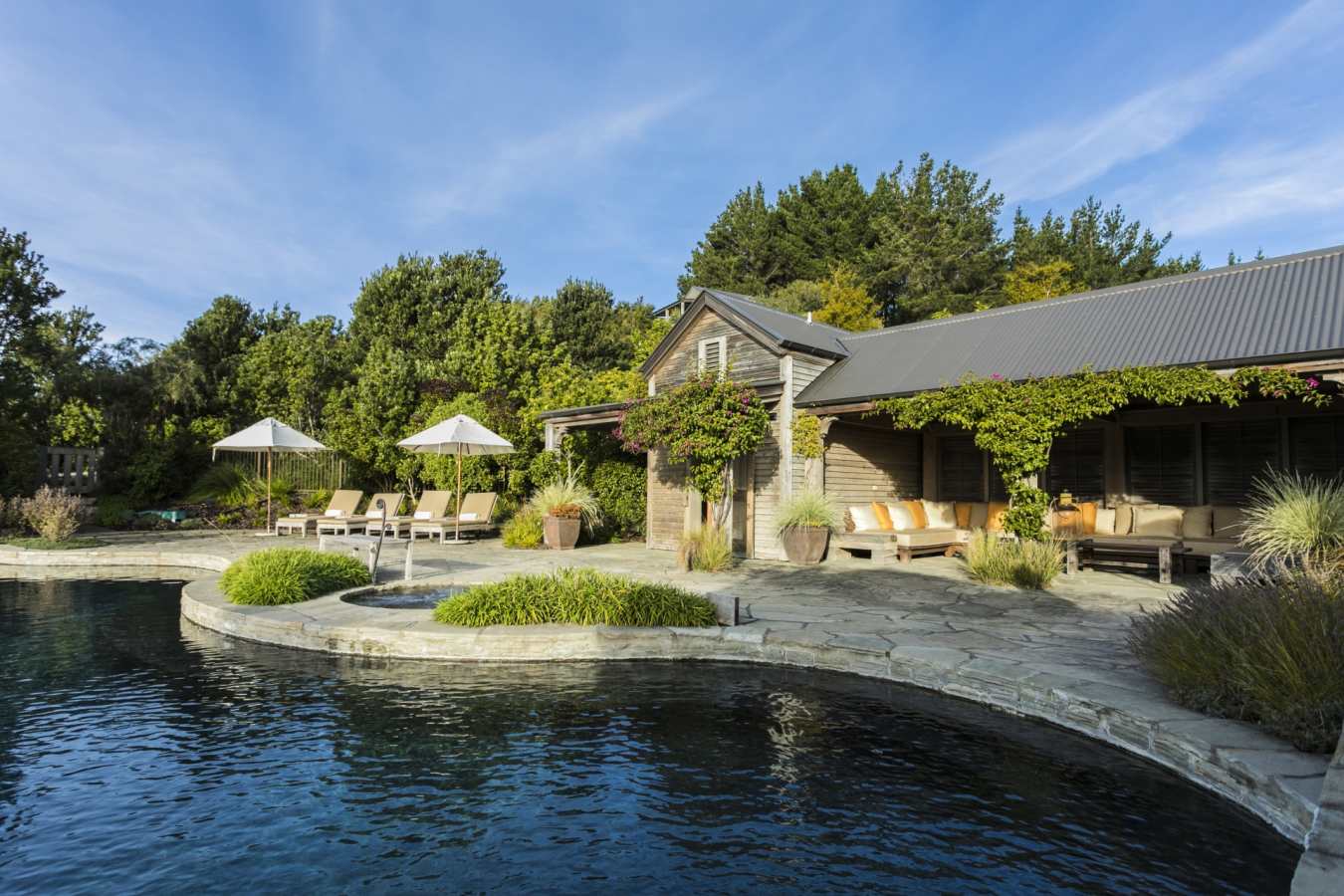 Pool and Jacuzzi - The Farm at Cape Kidnappers