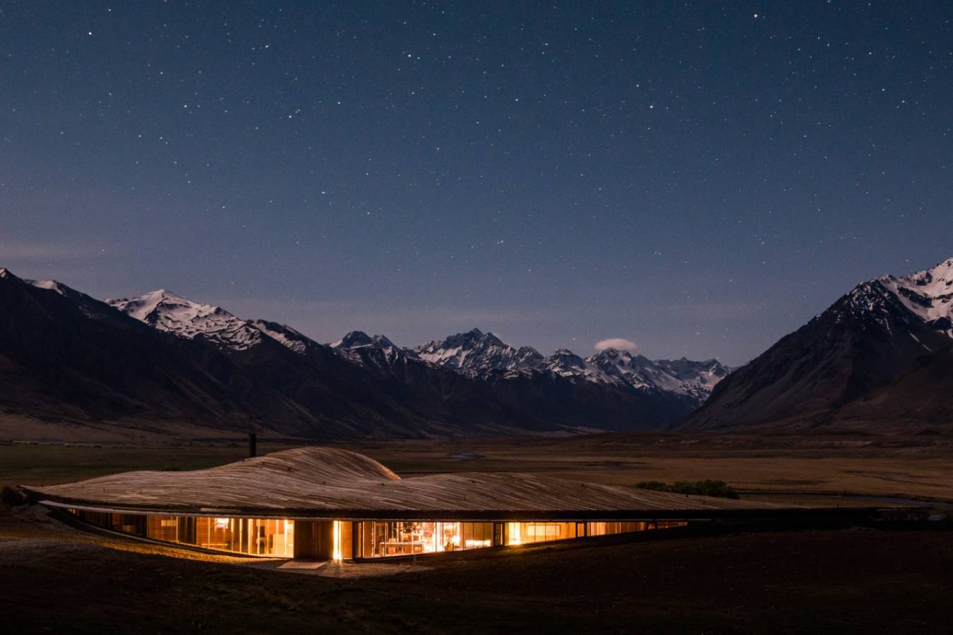 Exterior at Night - The Lindis