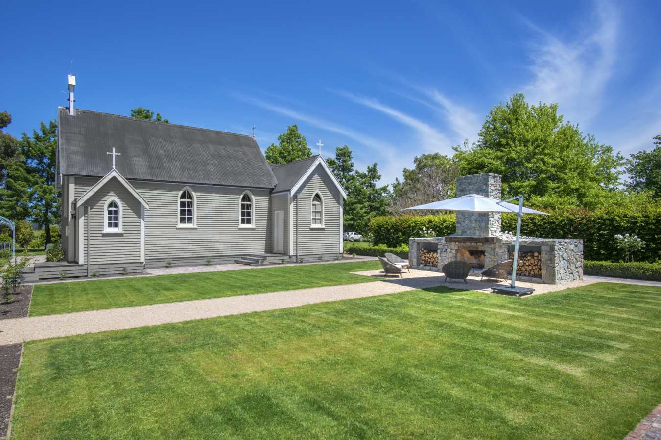 Lodge Chapel Courtyard - The Marlborough Lodge