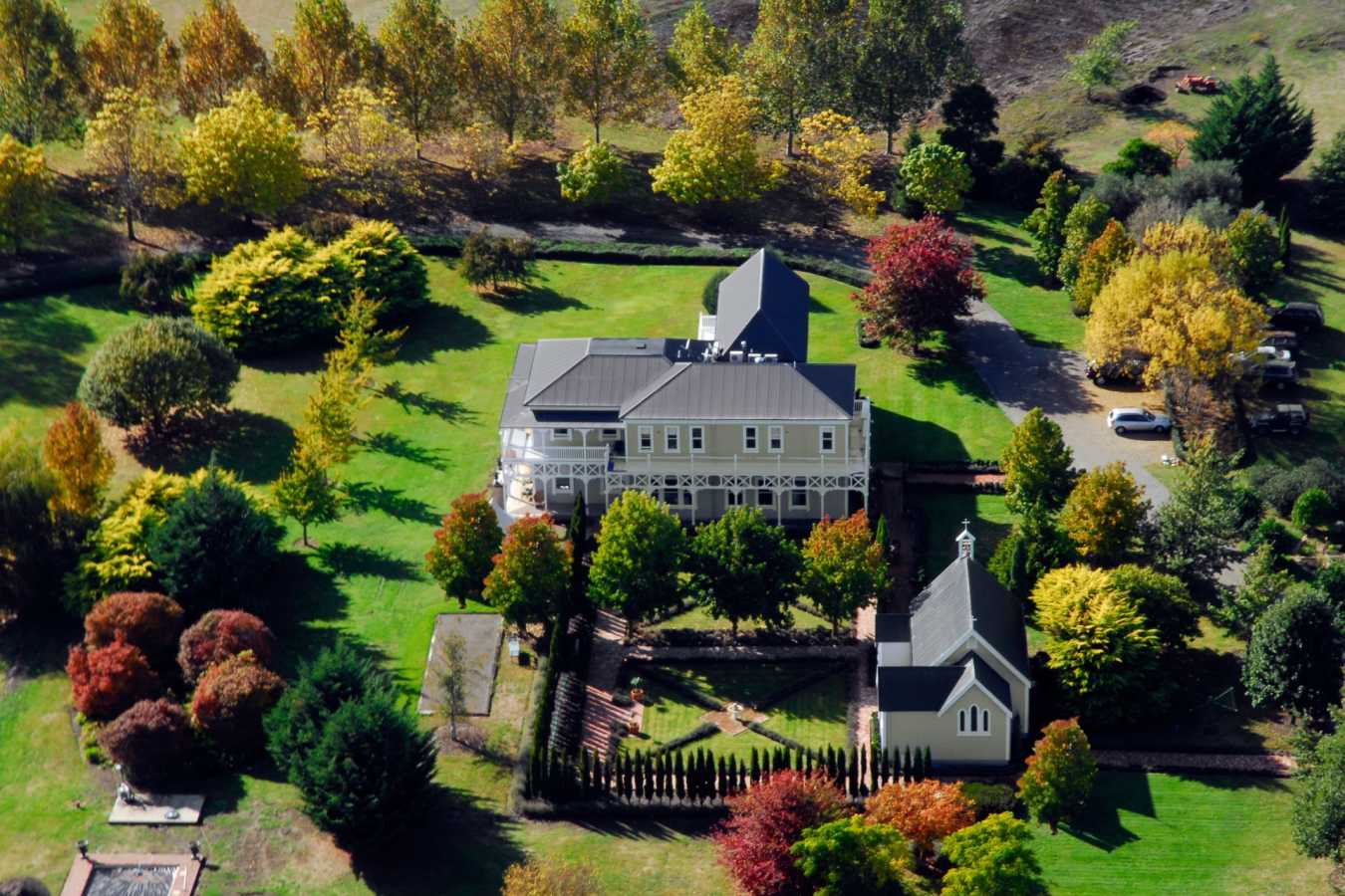 Aerial View - The Marlborough Lodge