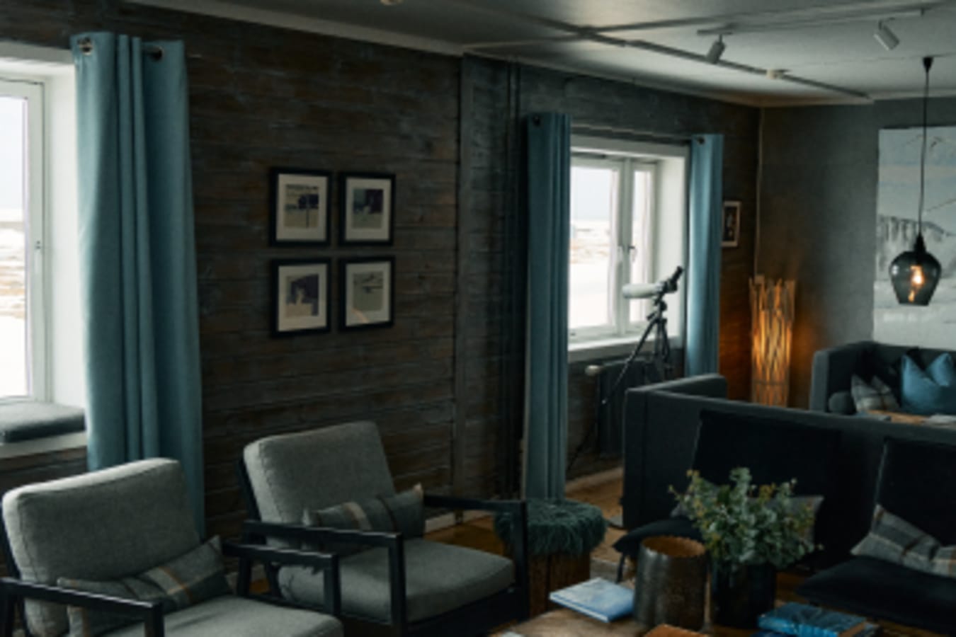 Isfjord Radio - seating area
