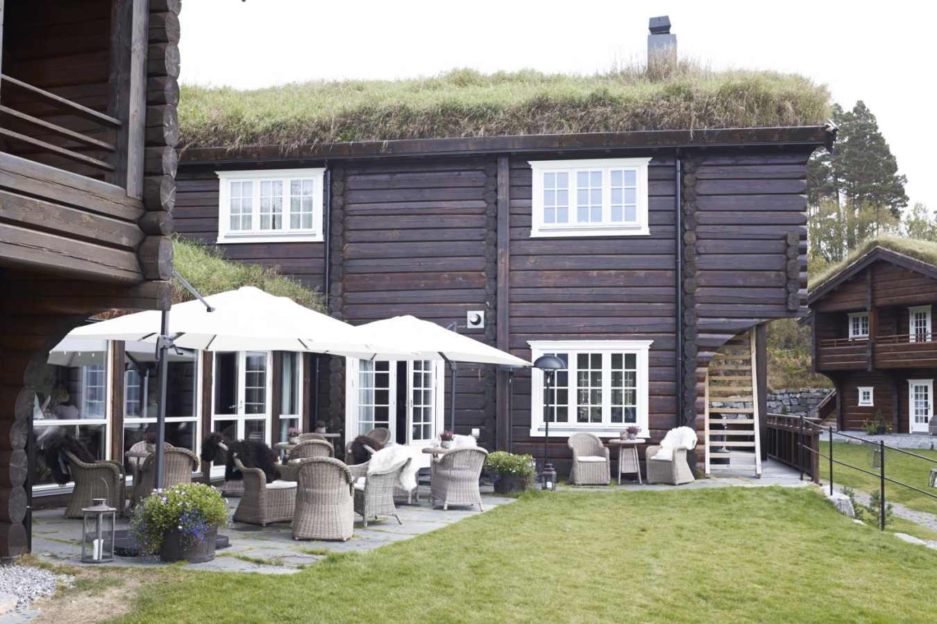Outside Terrace  - Storfjord Hotel