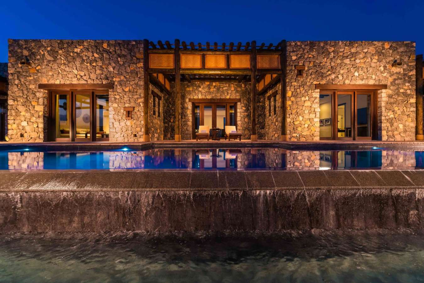 Cascading Pool - Alila Jabal Akhdar