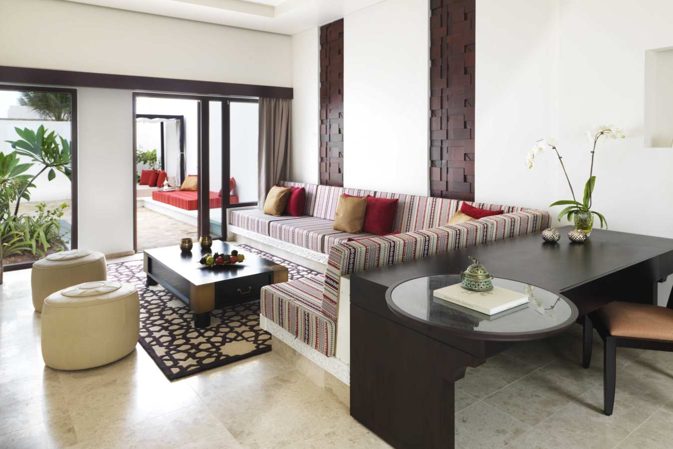 Garden Pool View Pool Villa Lounge - Anantara Al Baleed Resort Salalah