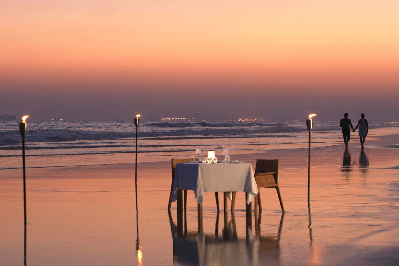 Beach dining Salalah