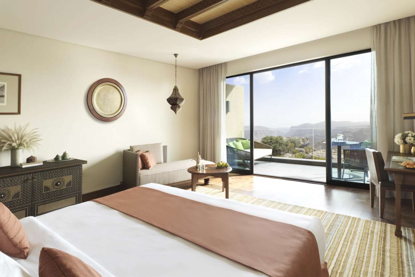 Canyon View Bedroom - Anantara Al Jabal Al Akhdar Resort