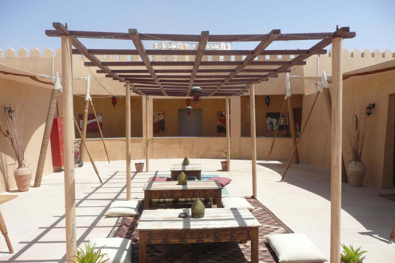 Courtyard in Camp - Desert Nights Camp