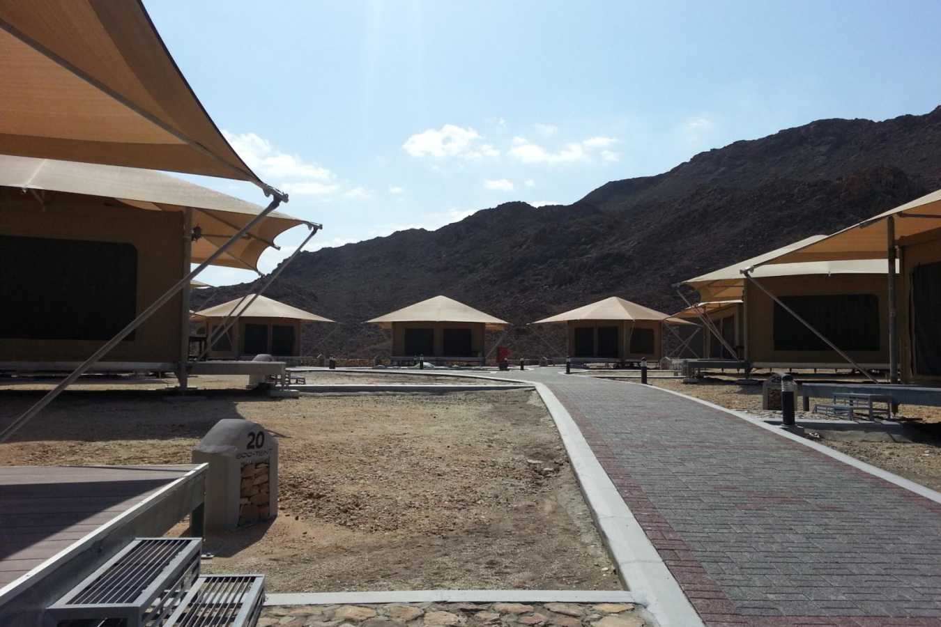 Eco Tents Exterior - Ras al Jinz Turtle Reserve