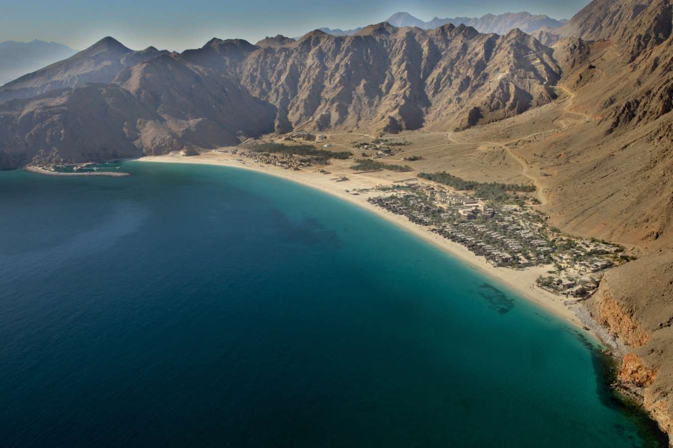 Aerial View - Six Senses Zighy Bay