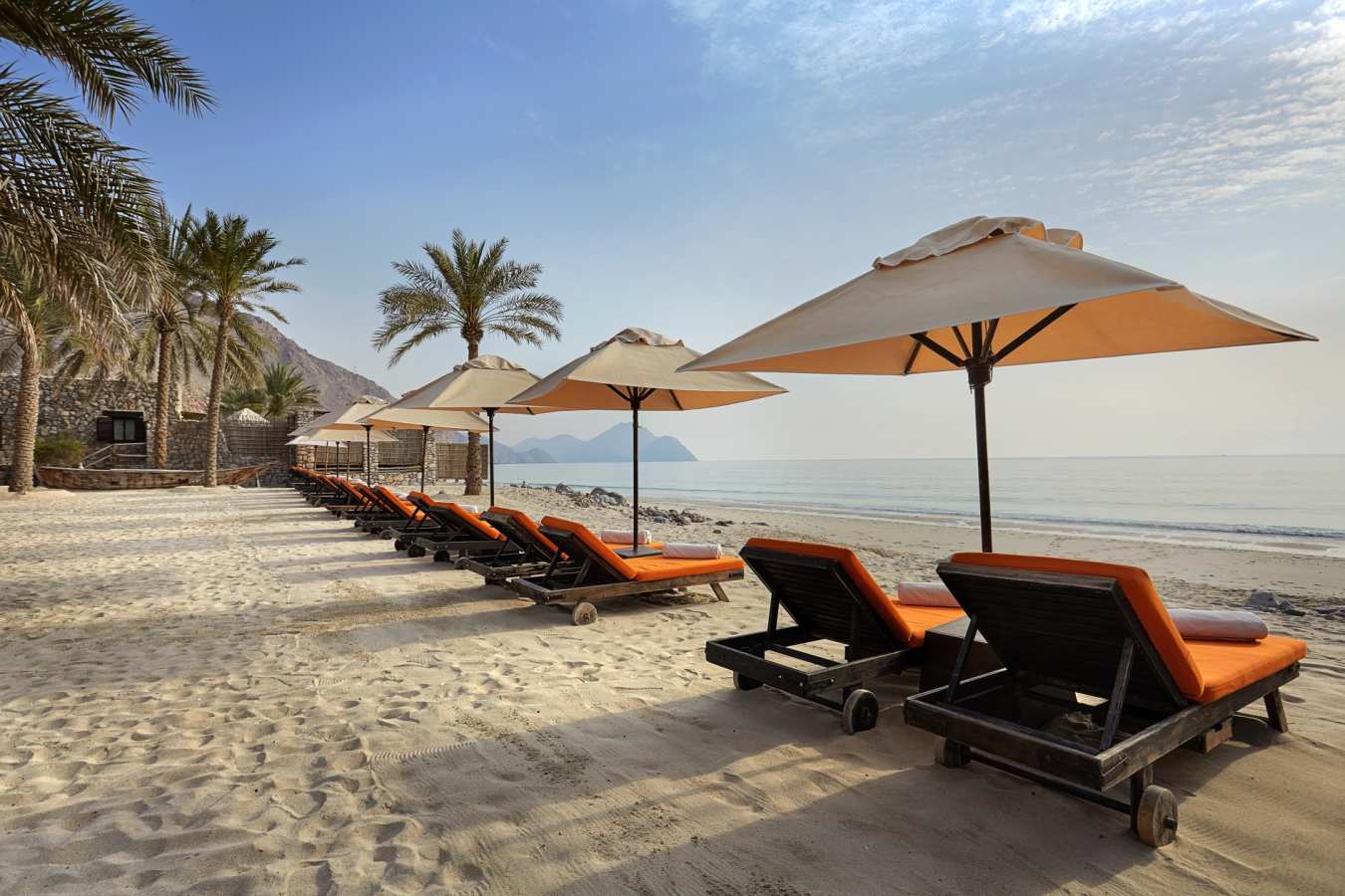 Beach Loungers - Six Senses Zighy Bay