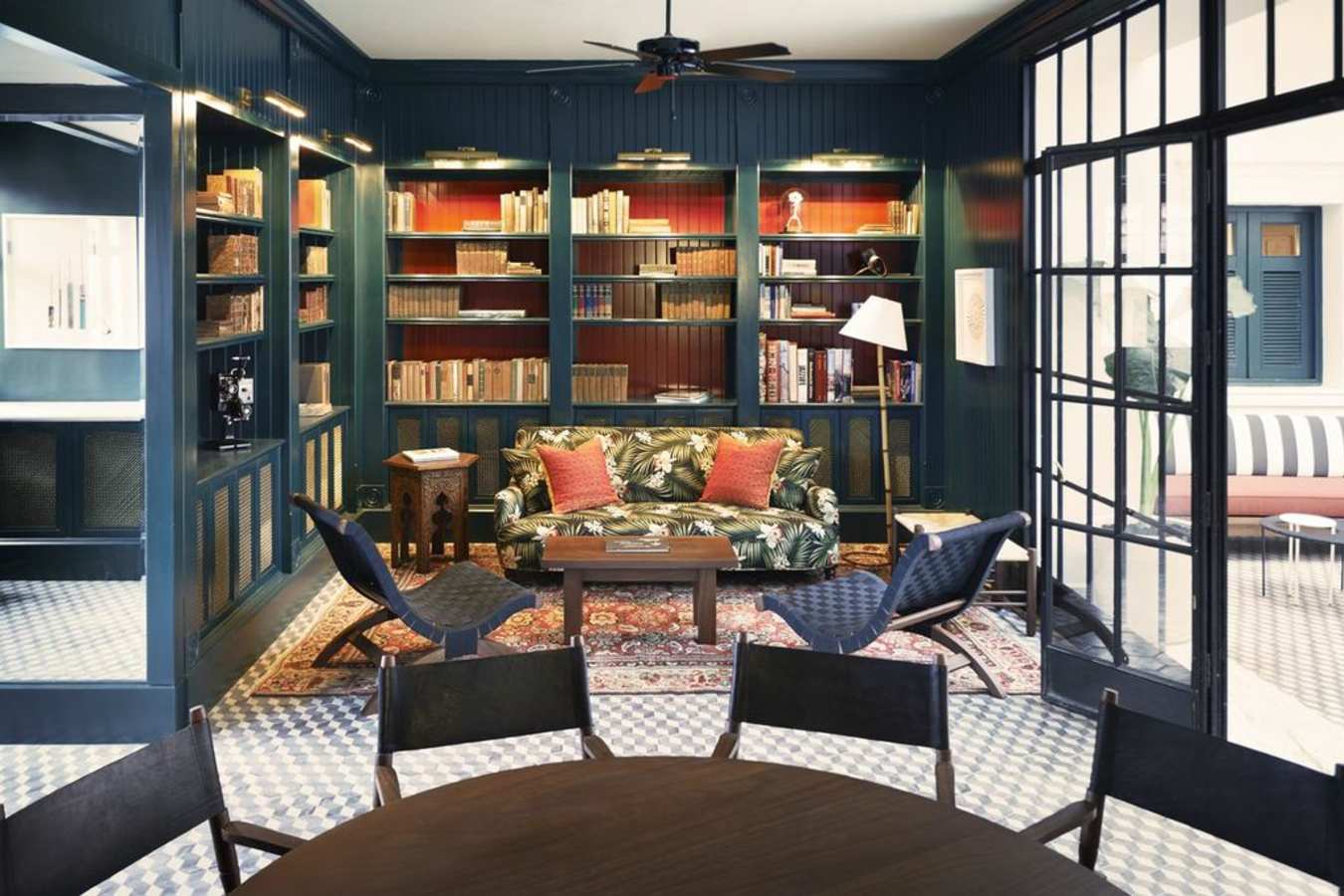 Library - American Trade Hotel