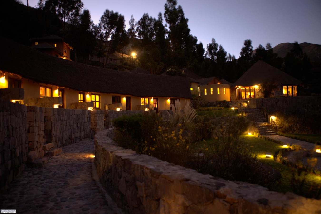 The Lodge at night - Colca Lodge