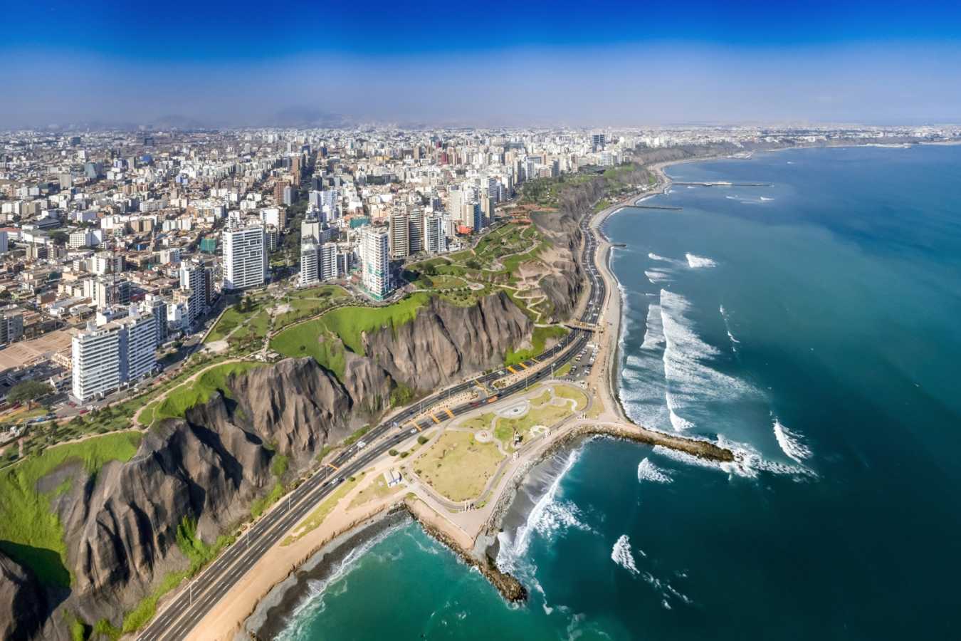 Aerial view of Lima 