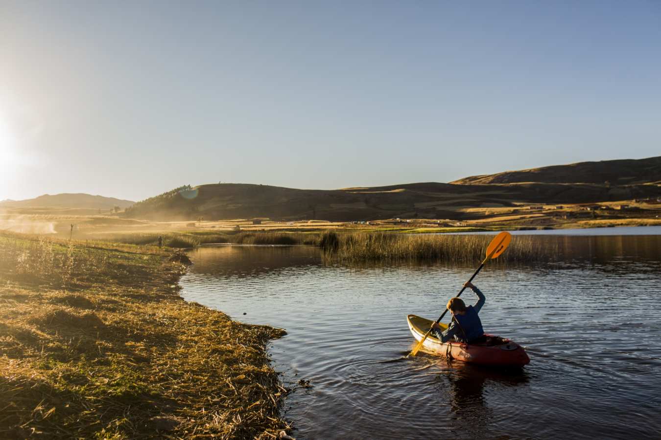 Kayaking in the Sacred valley