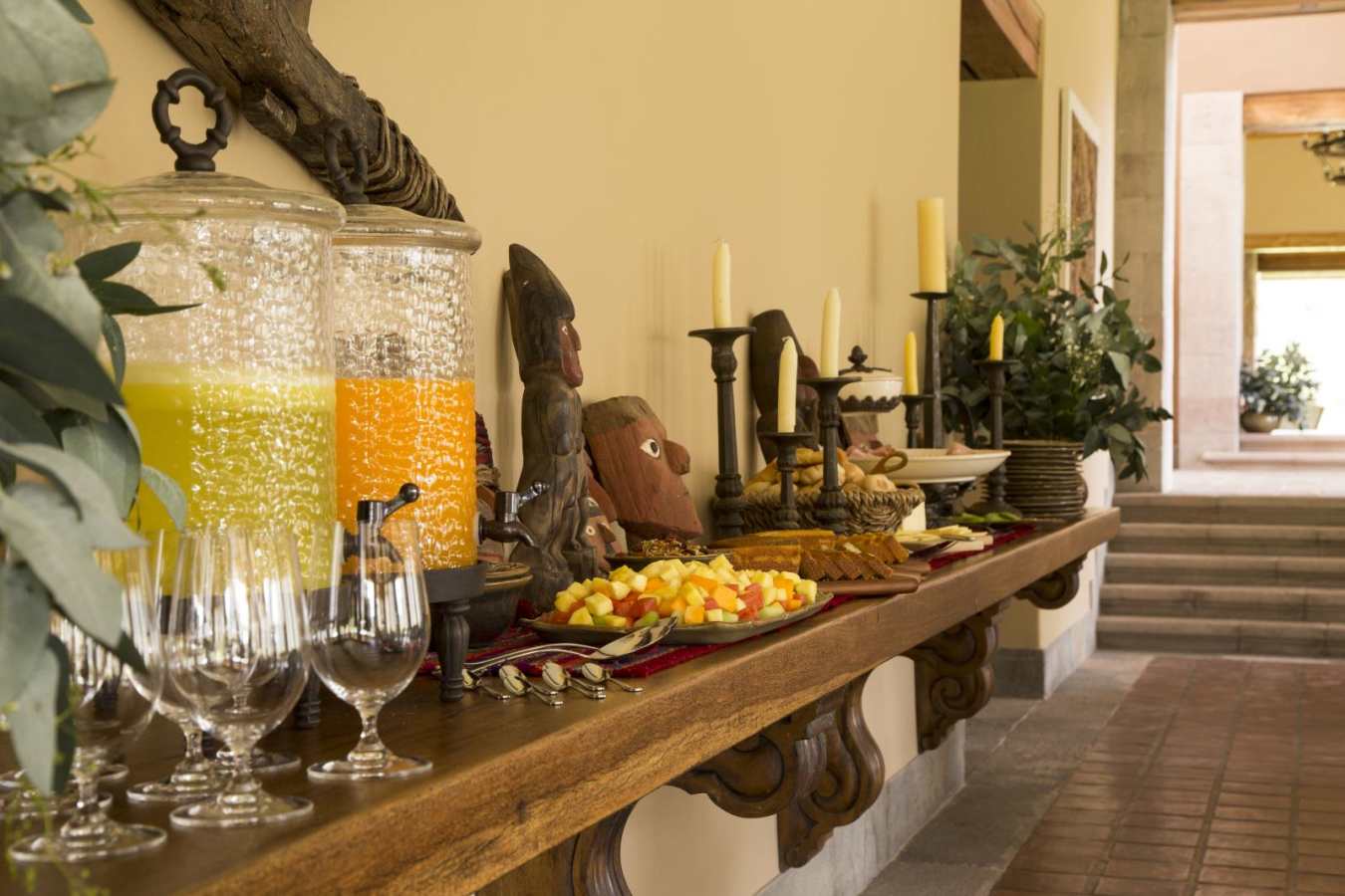 Refreshments  - Inkaterra Hacienda Urubamba