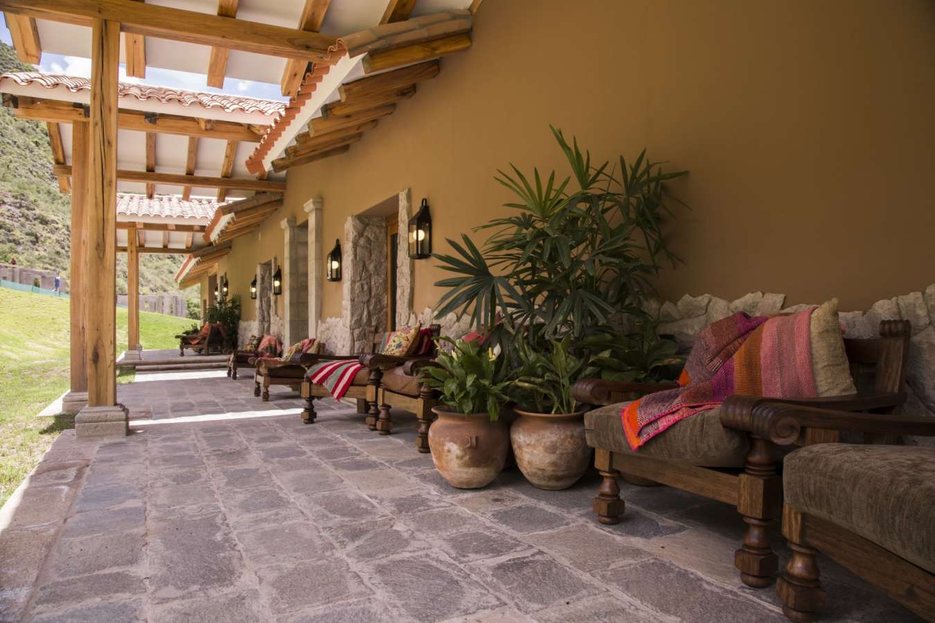 Terrace - Inkaterra Hacienda Urubamba