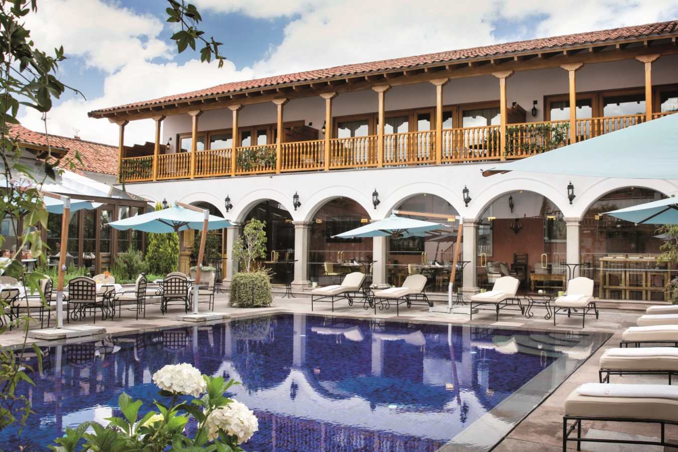Courtyard pool - Belmond Palacio Nazarenas