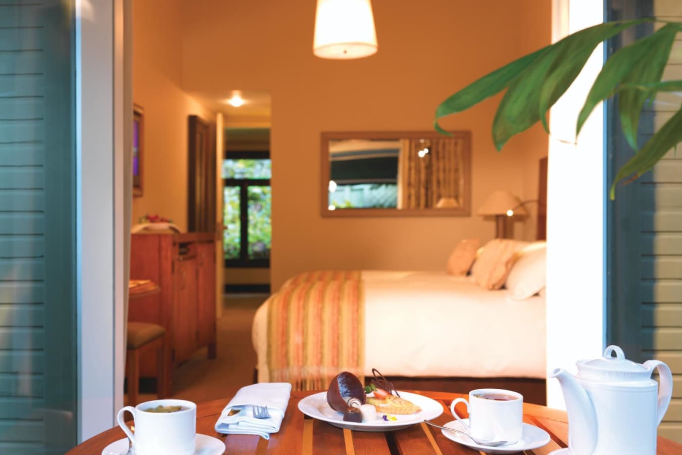 Morning coffee - Belmond Sanctuary Lodge