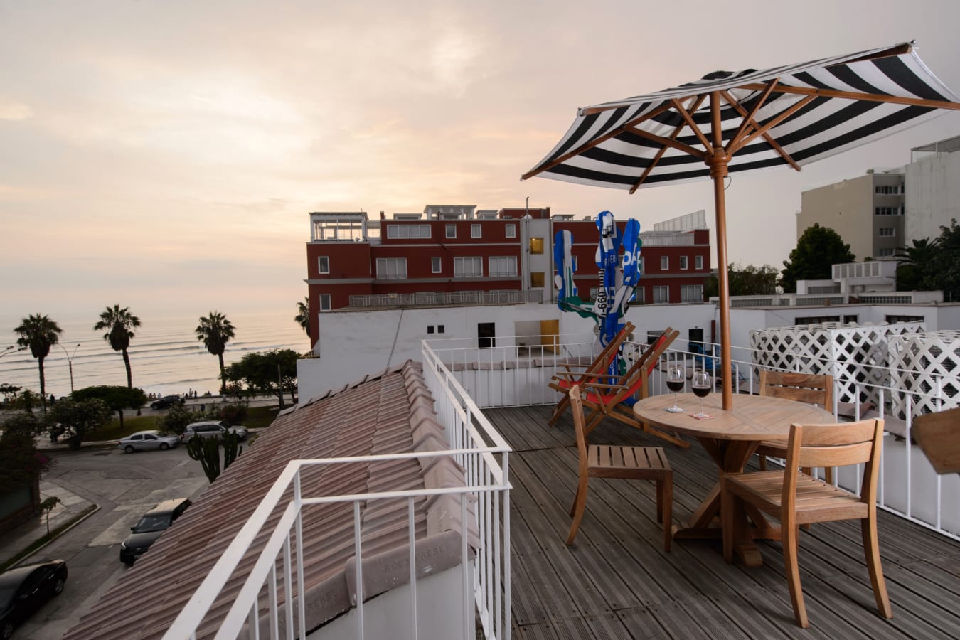 Master suite roof terrace