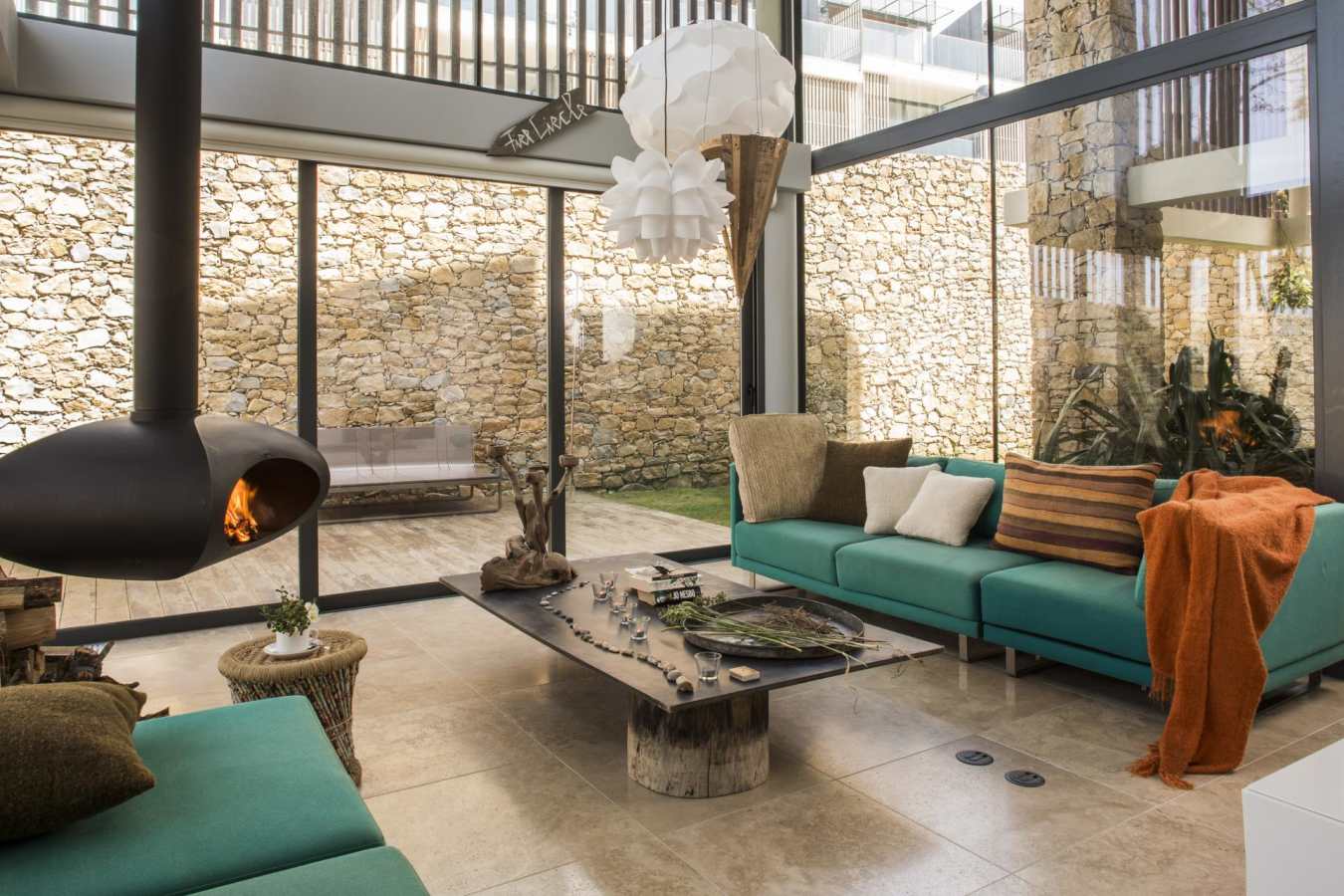 Green Villa 7 Living Area - Areias do Seixo