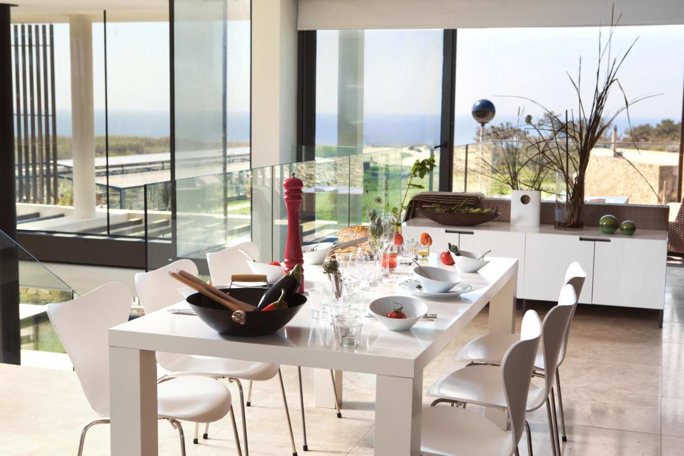 Villa Green Dining Area - Areias do Seixo