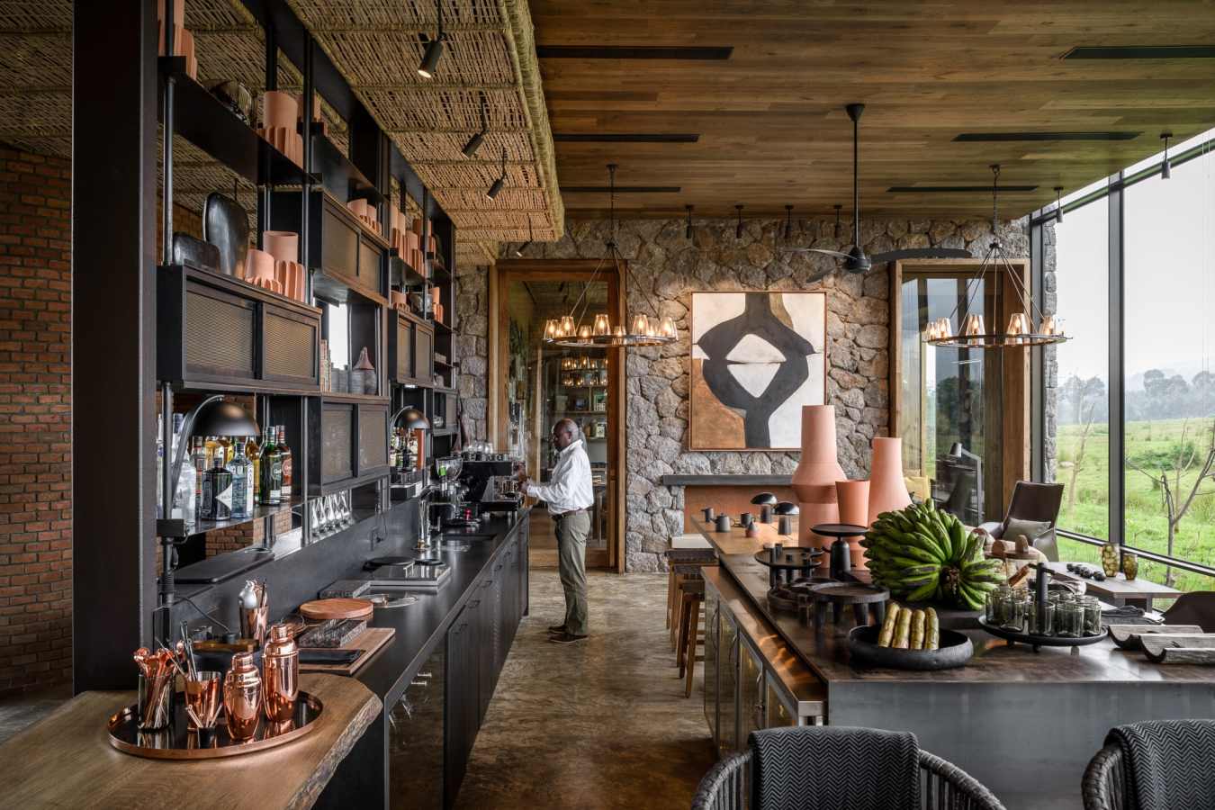 Bar at Singita Kwitonda