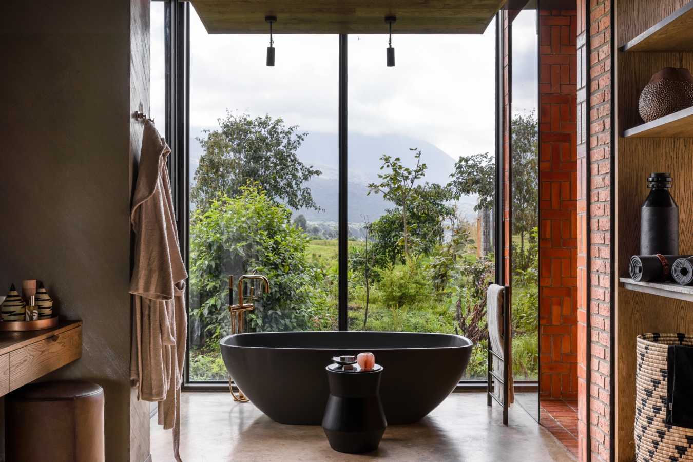 Bathroom at Singita Kwitonda