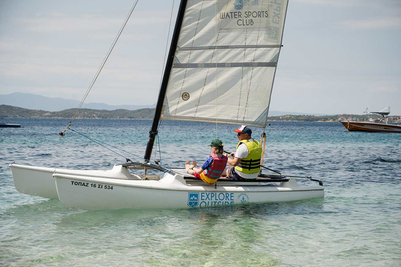 Child sailing