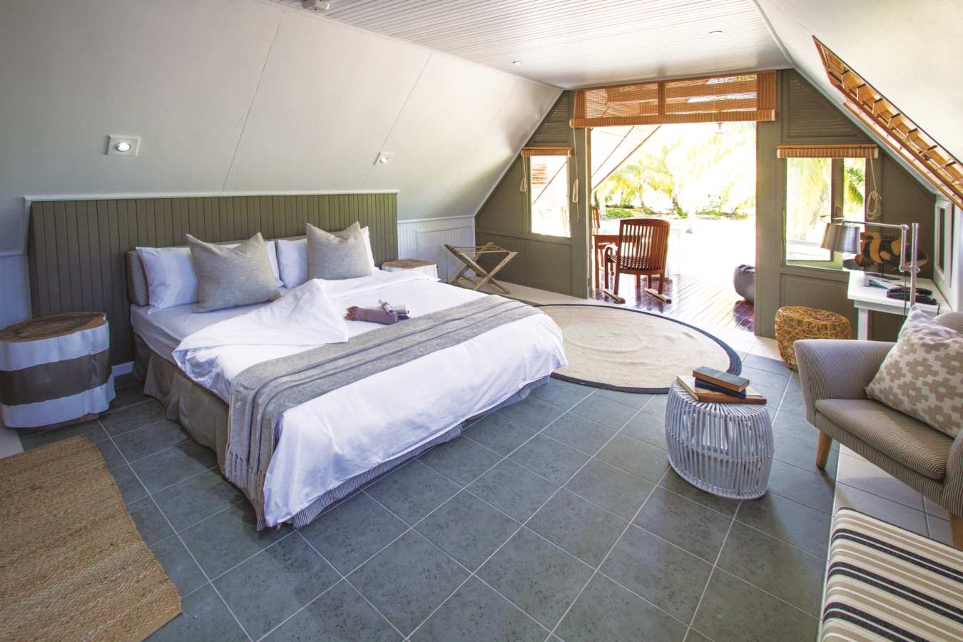 Beach Bungalow Interior - Alphonse Island