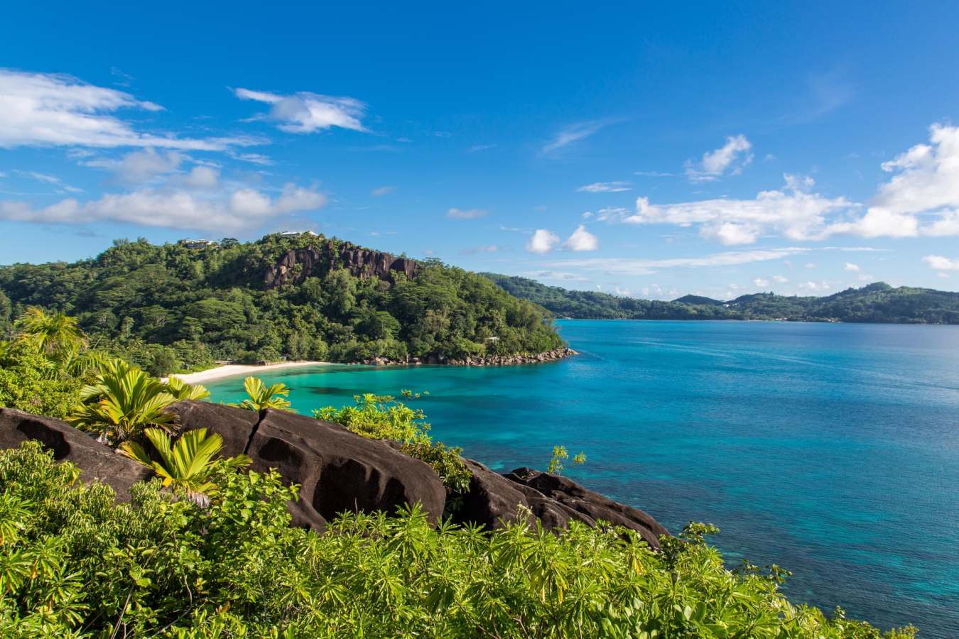 Secluded beach