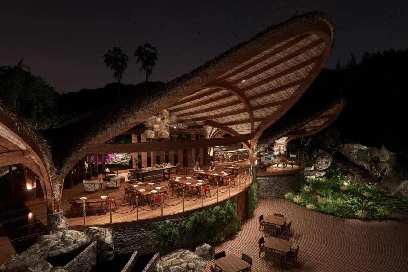 Fregate Island - Night restaurant 